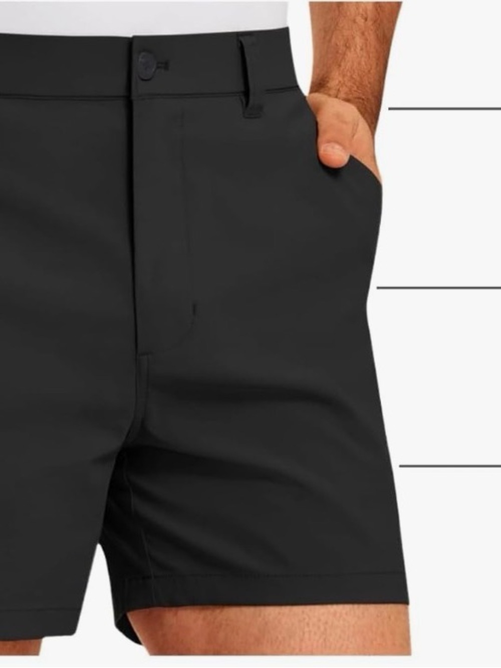 Puli Performance Black Shorts - men’s size 28